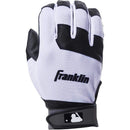 Franklin Sports MLB Youth Flex Batting Gloves - Black/White - Large - lauxsportinggoods