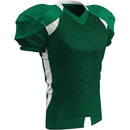 Open Box Champro Youth Huddle Football Jersey - FOREST GREEN BODY, WHITE BODY - L - lauxsportinggoods