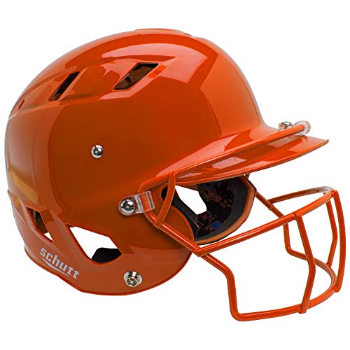 Schutt Batters Helmet Air Maxx T 5.6 Softball - Burnt Orange - lauxsportinggoods