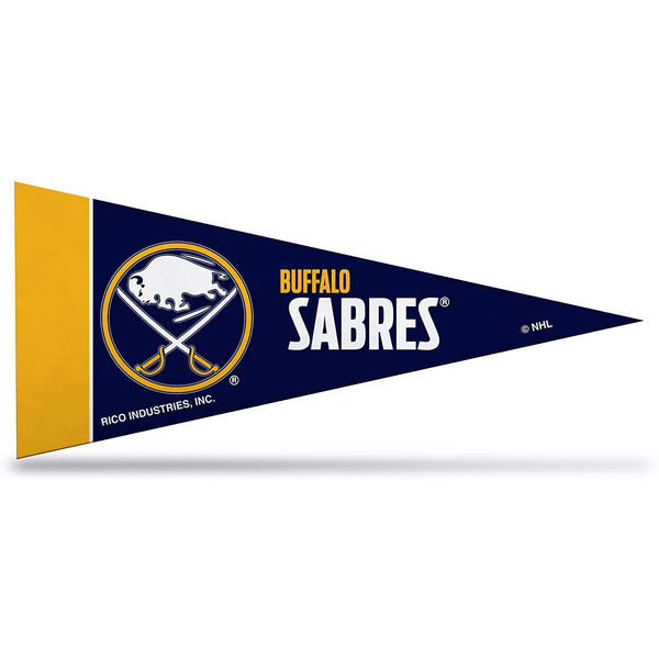 Rico Buffalo Sabres 4" by 9" Classic Mini Pennants (8 Pieces) - lauxsportinggoods