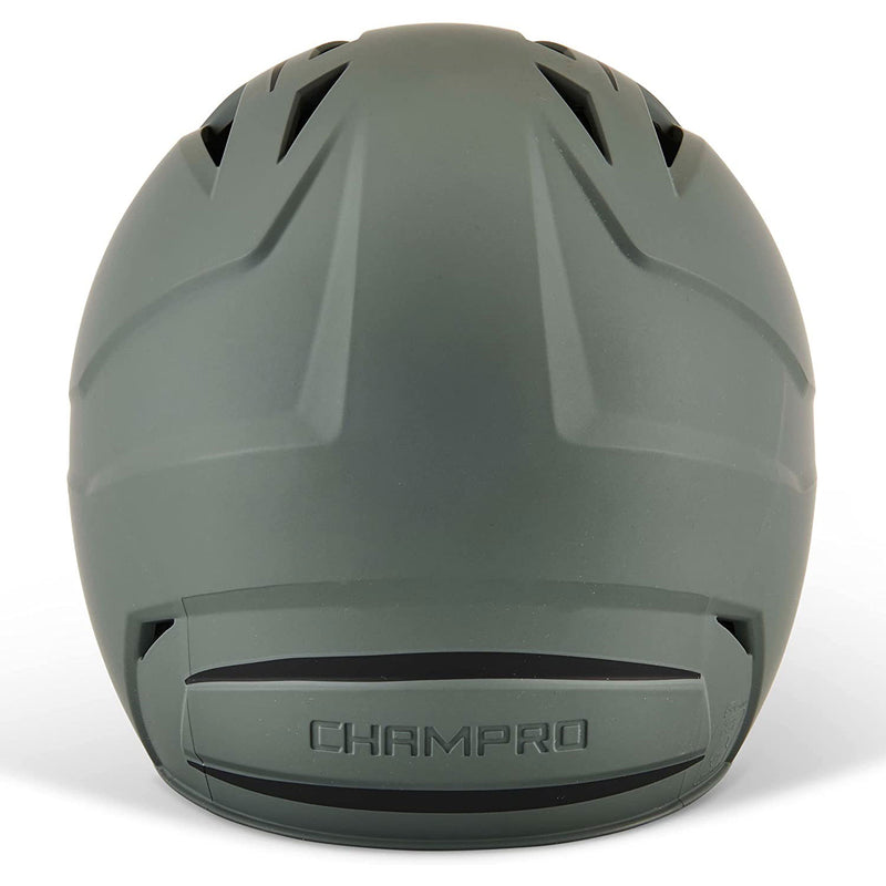 Open Box Champro HX Legend Plus 2-Tone Bsbll Helmet w/Flap-Graphite Body Black Body-Large/Senior - lauxsportinggoods