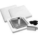 Champro Pro Style Rubber Base Set for Baseball and Softball-White-15"x3" - lauxsportinggoods