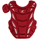 Open Box Champro Optimus MVP Chest Protector 15" Length-Adult-Scarlet - lauxsportinggoods