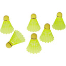 Dunlop T800 T-800 Badminton Shuttle - Medium Speed - White - Tube of 6 - lauxsportinggoods