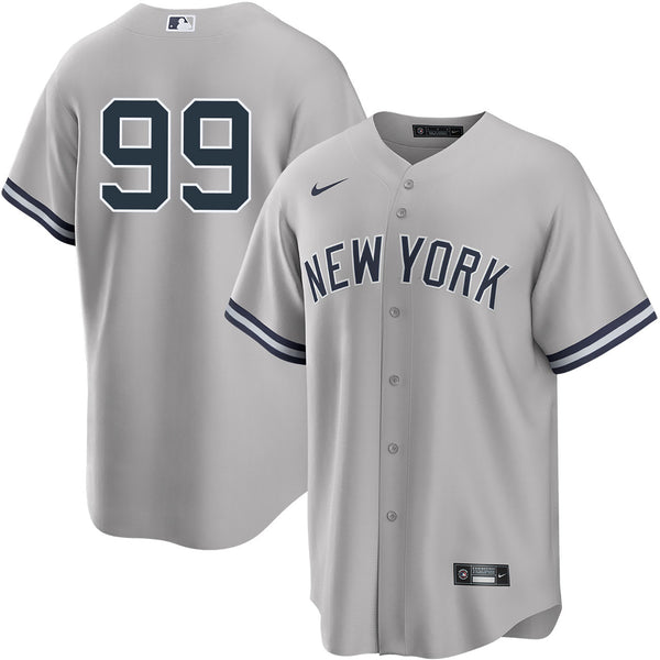 Nike Men's MLB New York Yankees Aaron Judge Road Official Replica Jersey - lauxsportinggoods