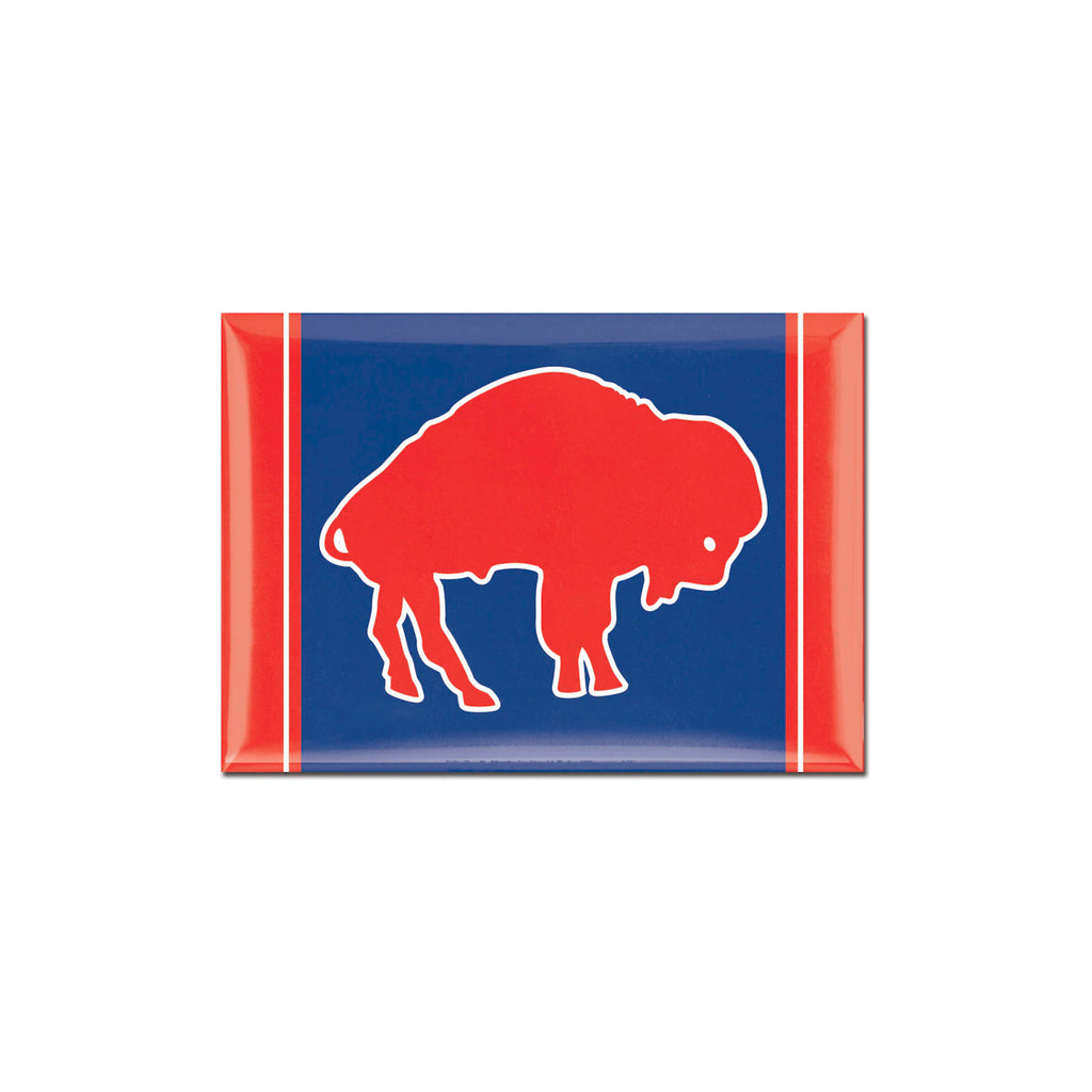 Wincraft Buffalo Bills / Classic Logo RETRO Metal Magnet 2.5' x 3.5'