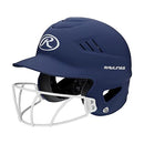 Used Rawlings Coolflo High School/College Batting Helmet--Matte Navy - lauxsportinggoods