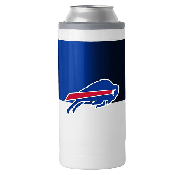 Logo Brands Buffalo Bills Slim Can Coolie Polished - lauxsportinggoods