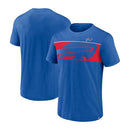 Fanatics Men's Buffalo Bills Fundamentals Slub Blocked S/S Crew Neck Tee - lauxsportinggoods